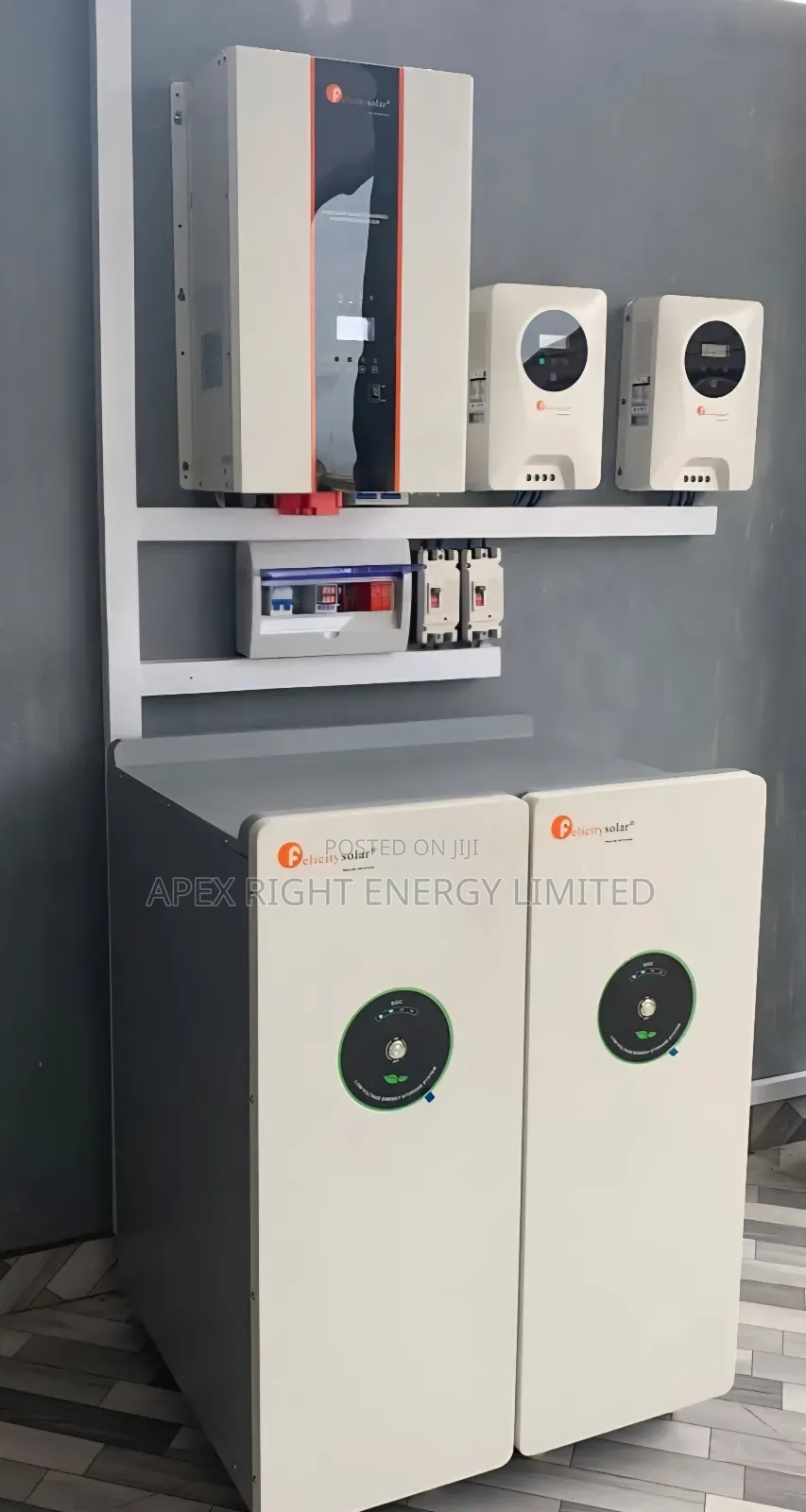 10kva Felicity Inverter Setup+30kwh Lithium+24pcs-650w Panel