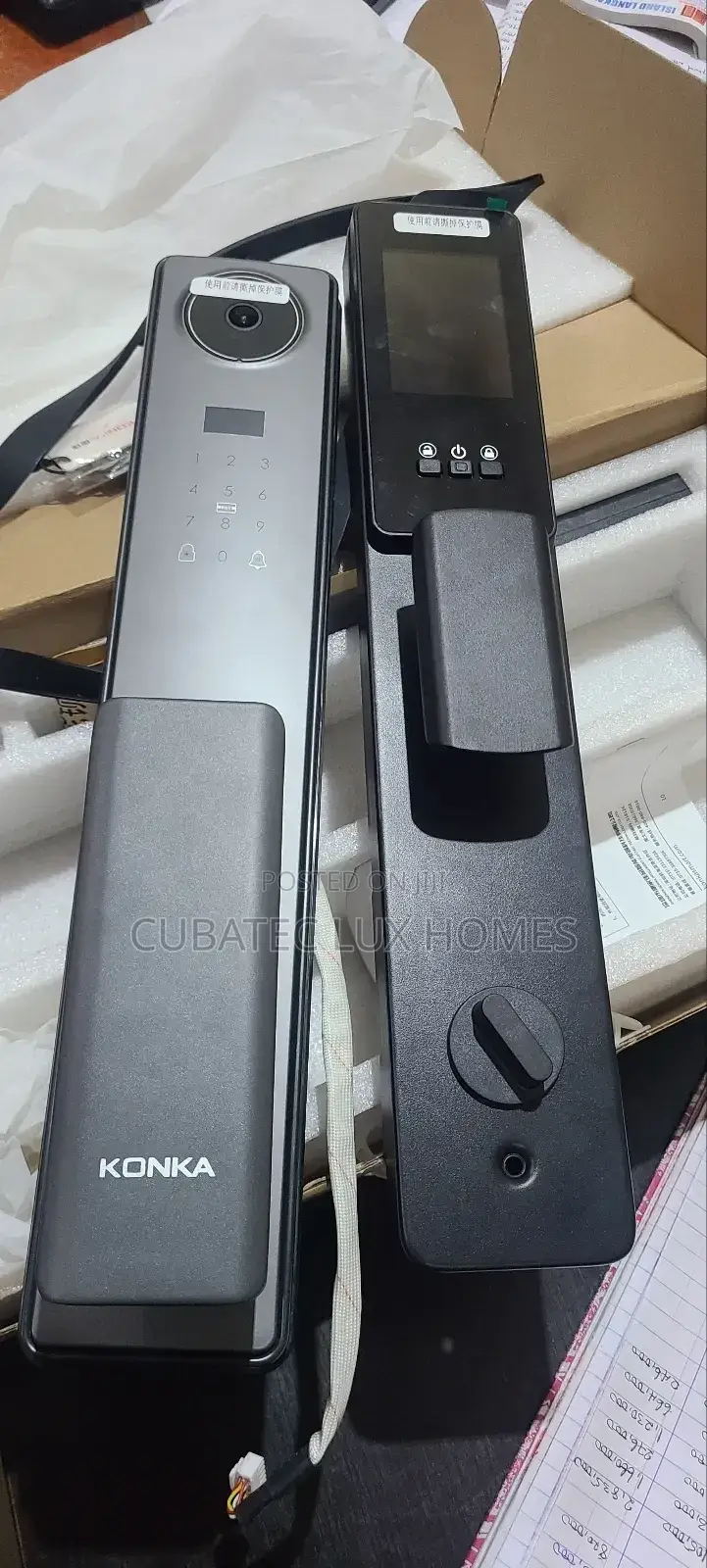 Automated Face I.D Fingerprint Smart Lock