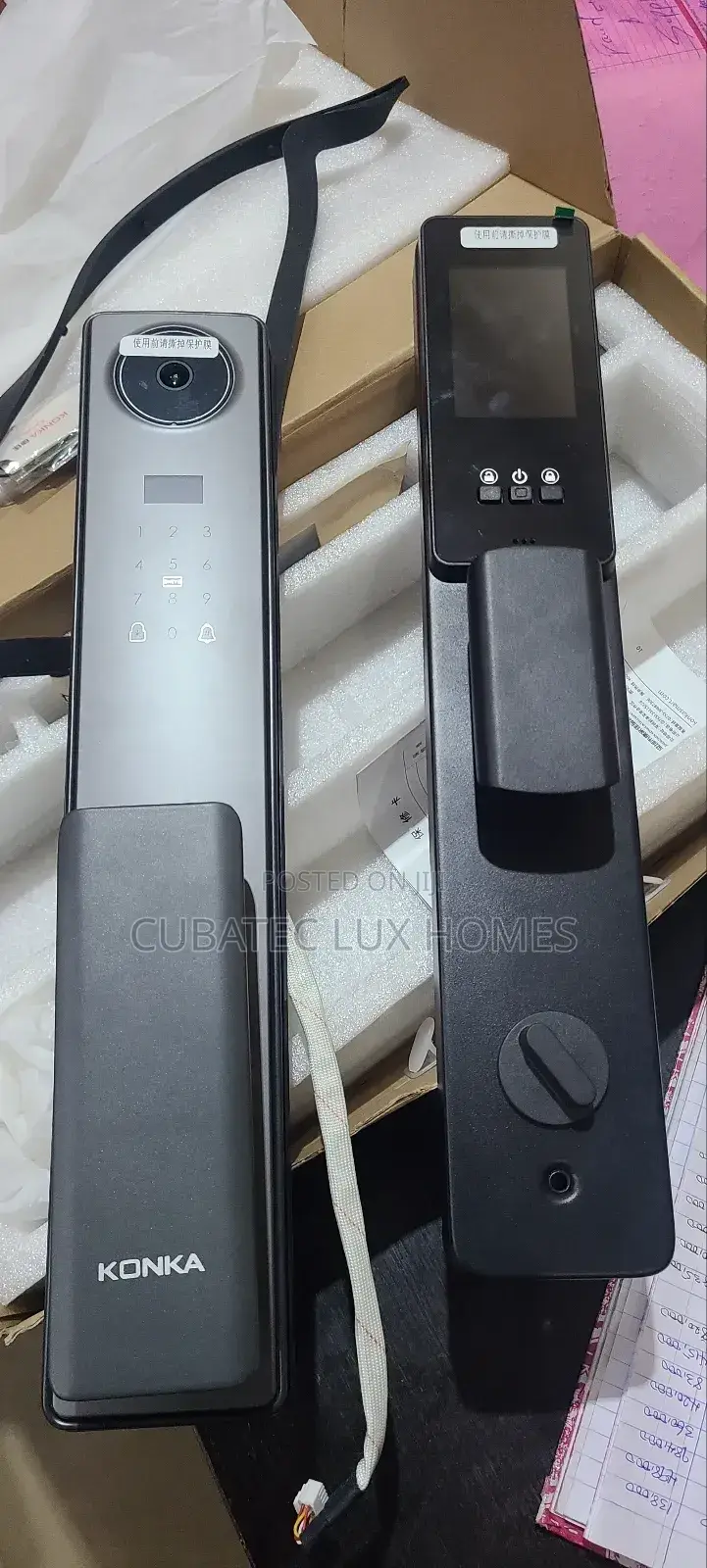 Automated Face I.D Fingerprint Smart Lock