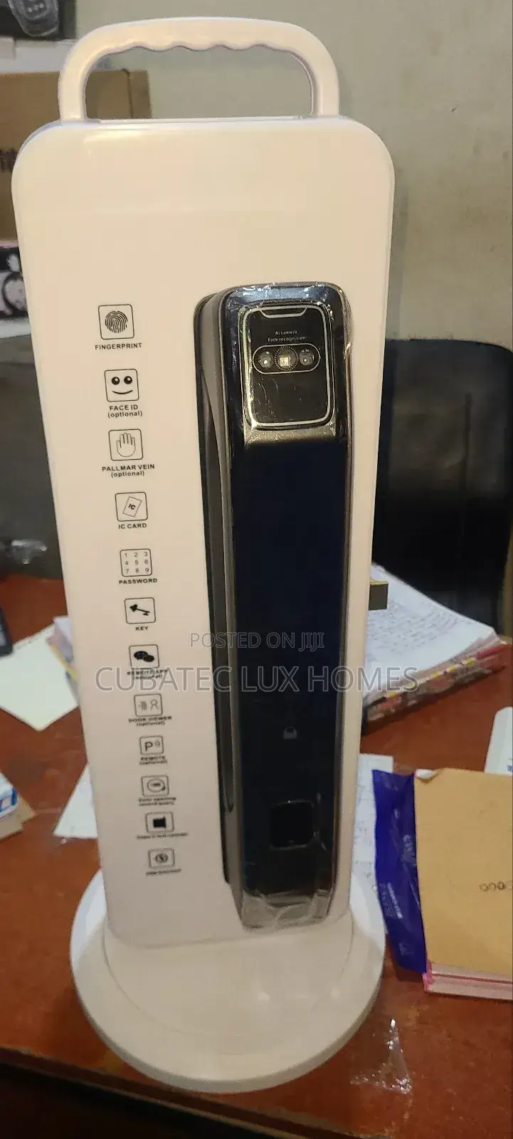 Automated Face I.D Fingerprint Smart Lock