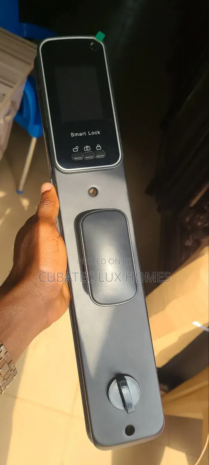 Automated Face I.D Fingerprint Smart Lock