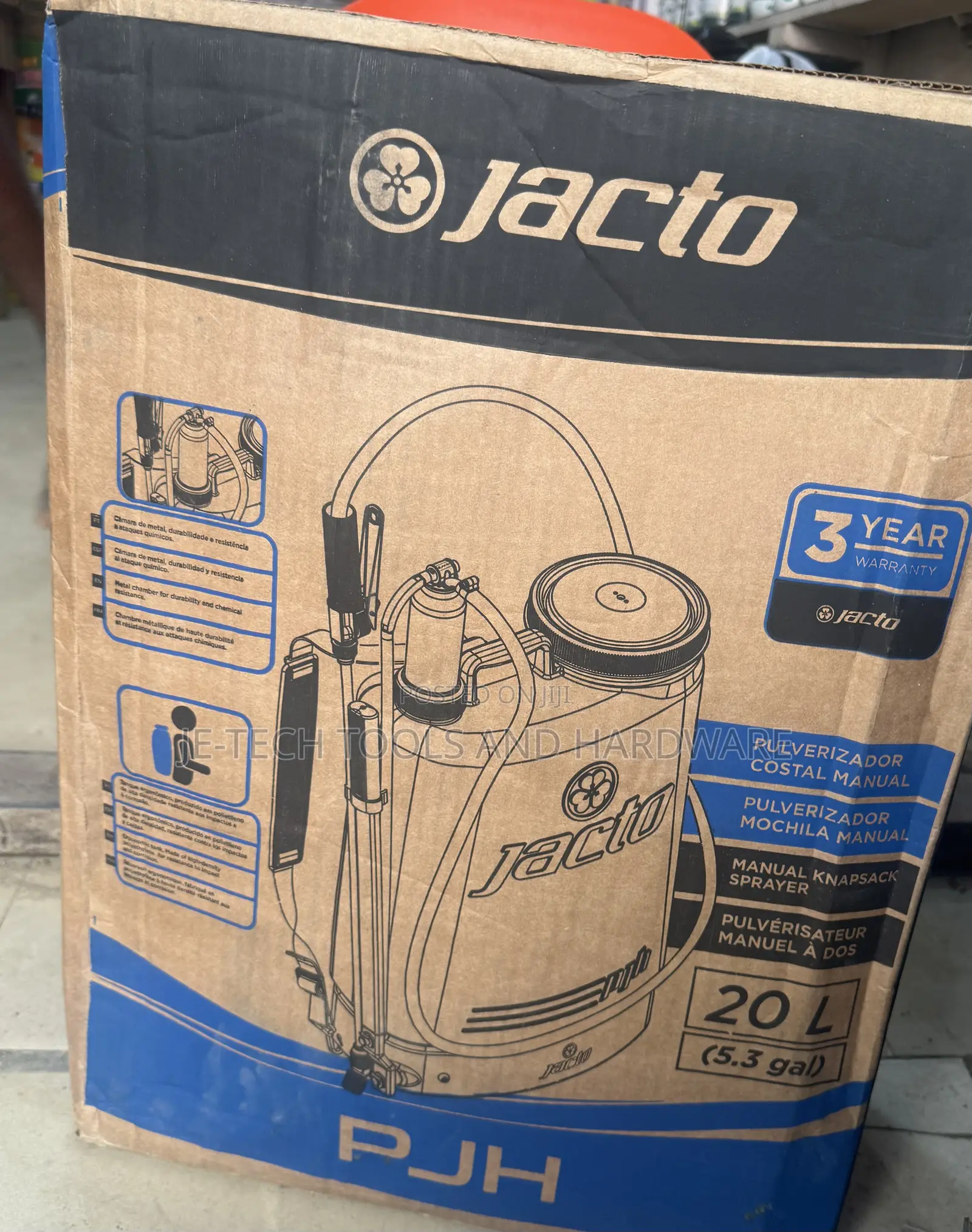 Manual Knapsack Sprayer Jacto Pjh 20l