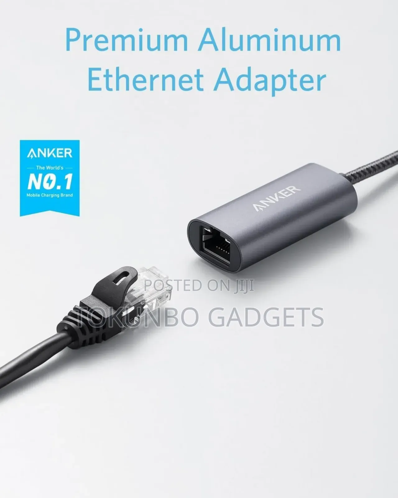Anker Usb C to Gigabit Ethernet Adapter - Aluminum Body