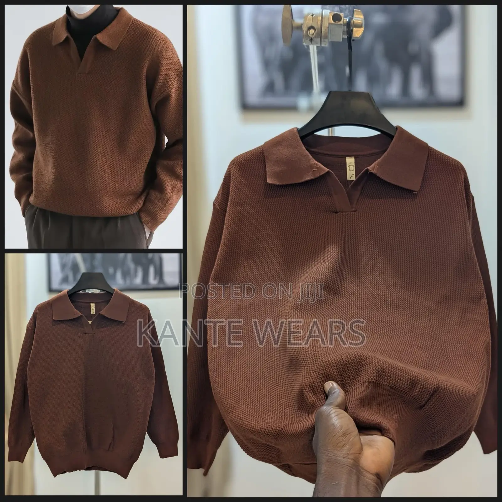 Collar Sweat Shirt