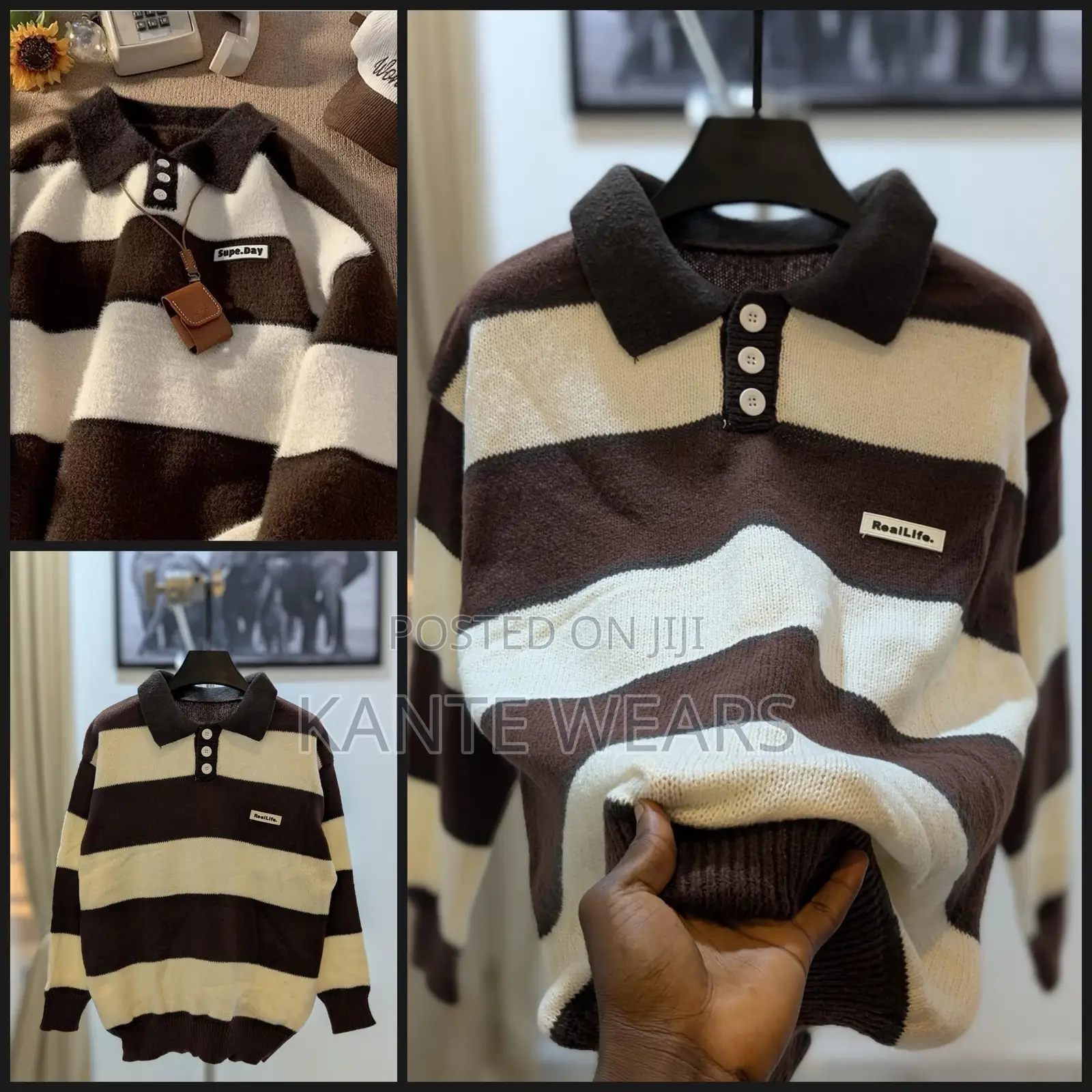 Collar Sweat Shirt