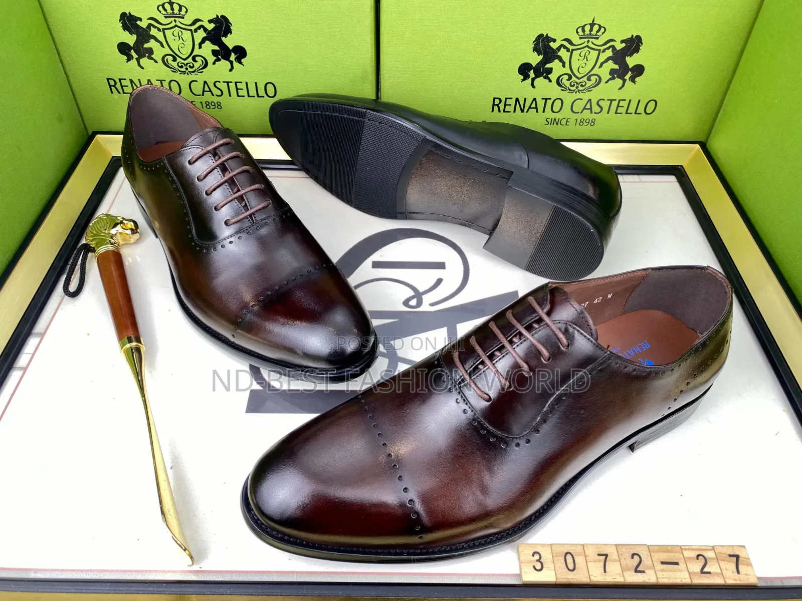 Castellani Leather Black Shoes