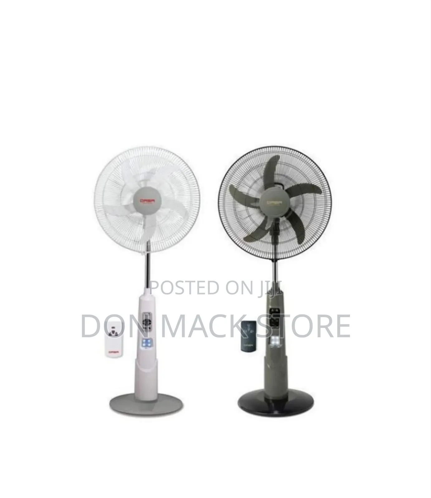 ￼
Qasa 18" Rechargeable Standing Fan + Remote + Led Light