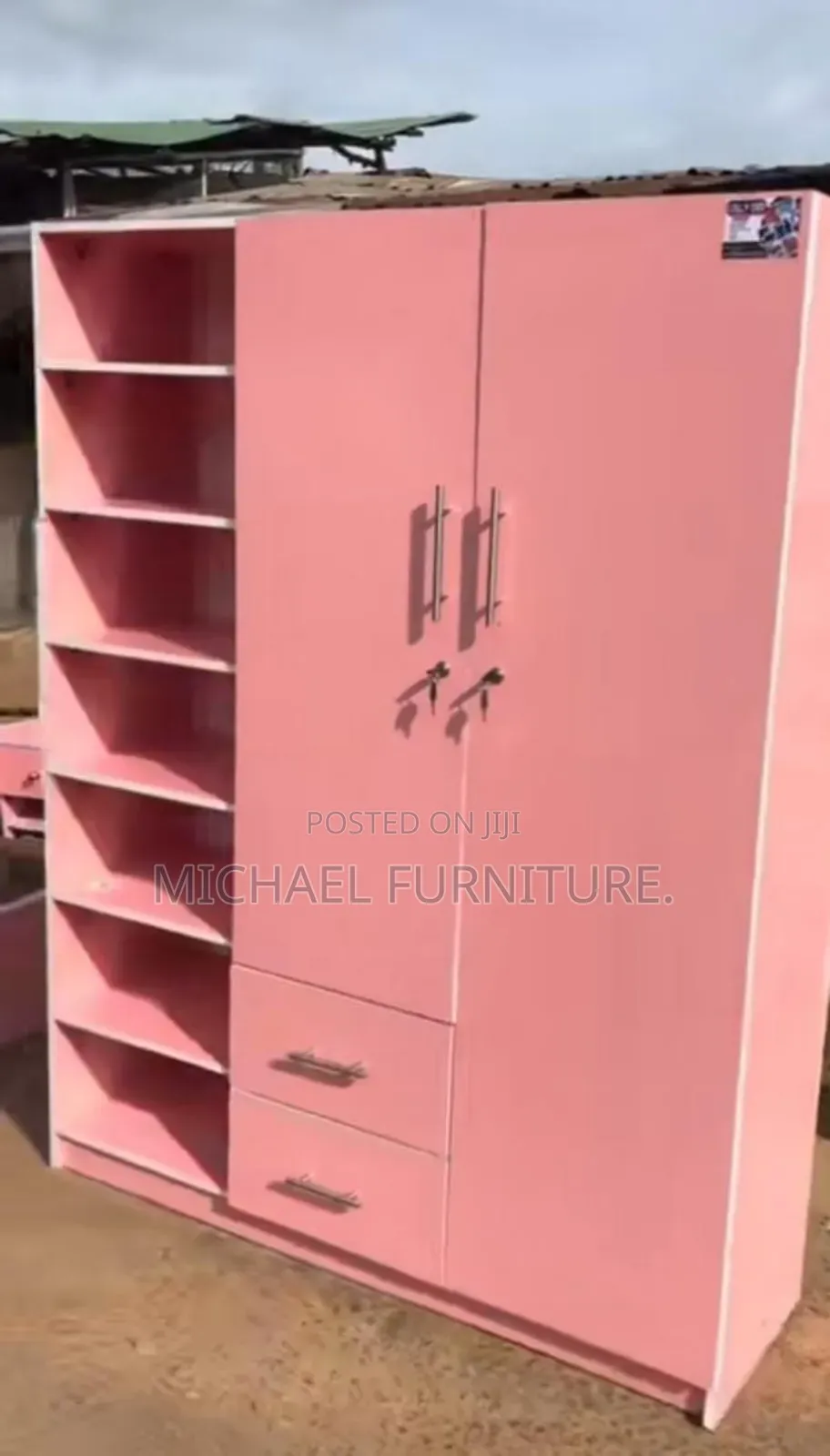 Pink 4 by 6 Wardrobe