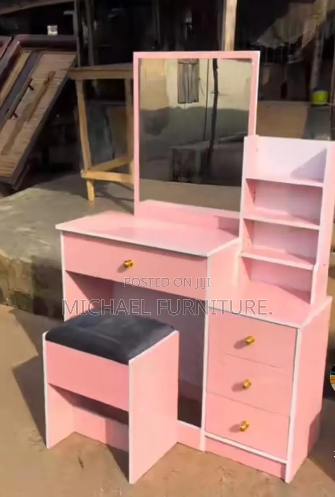 Dress Ing Mirror(Pink)