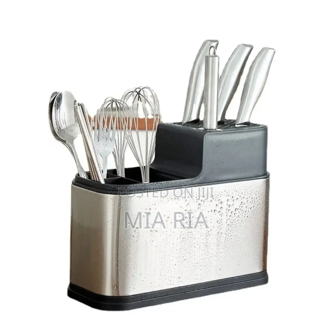 Cutlery Drainer With Knife Rack