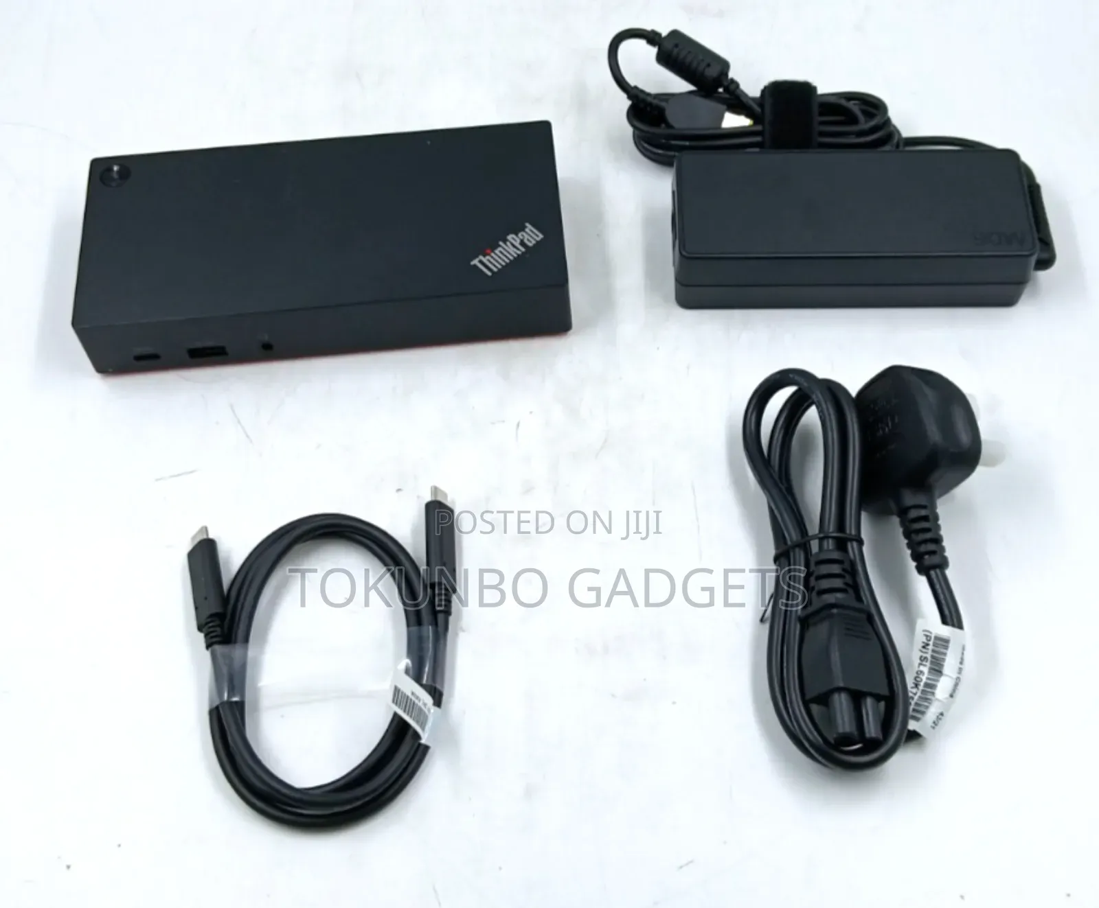 Lenovo Thinkpad Usb-C Dock 40a9 With Complete Accessories
