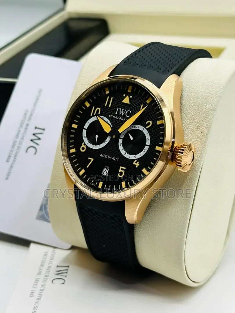 Iwc Schaffhausen Quality Luxury Men Automatic Wristwatch