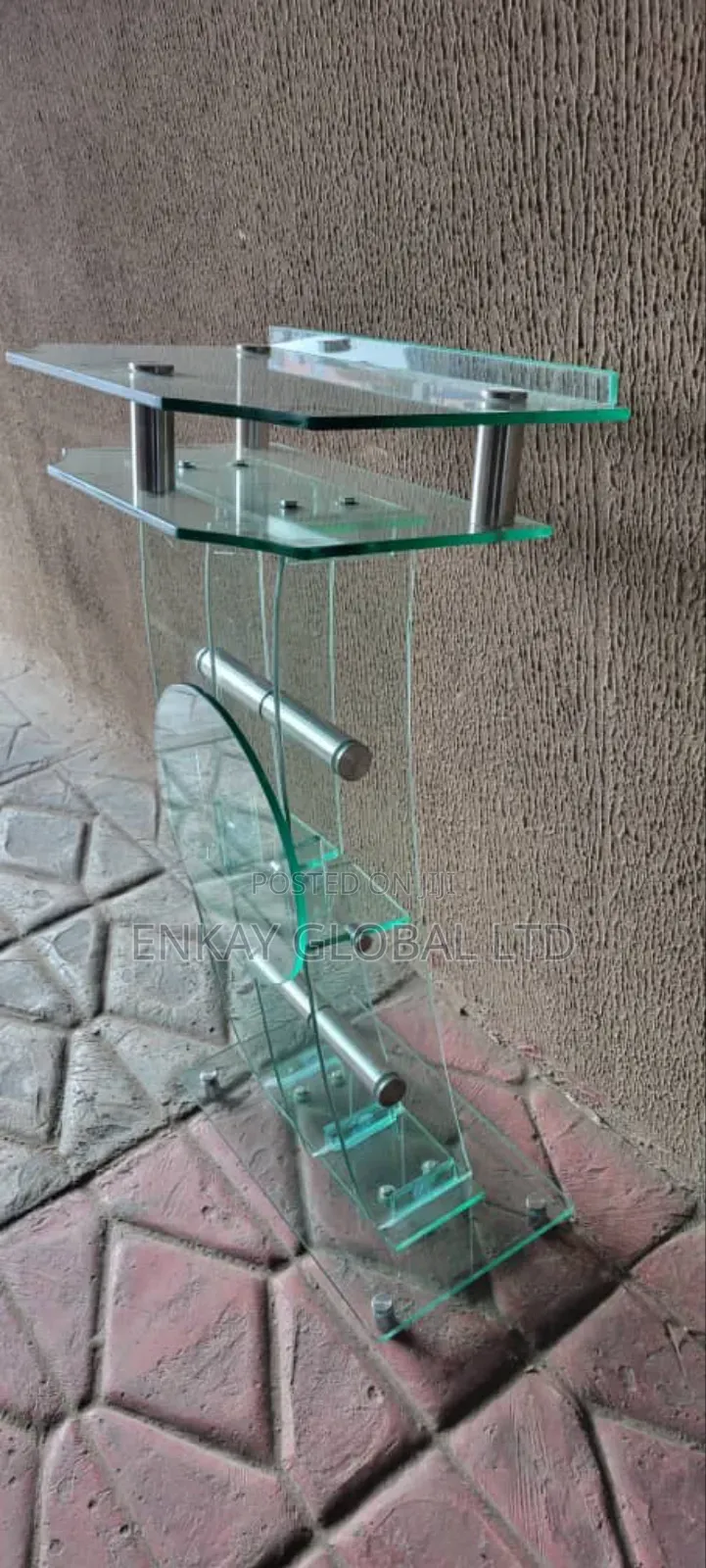 Single Glass Church Pulpit