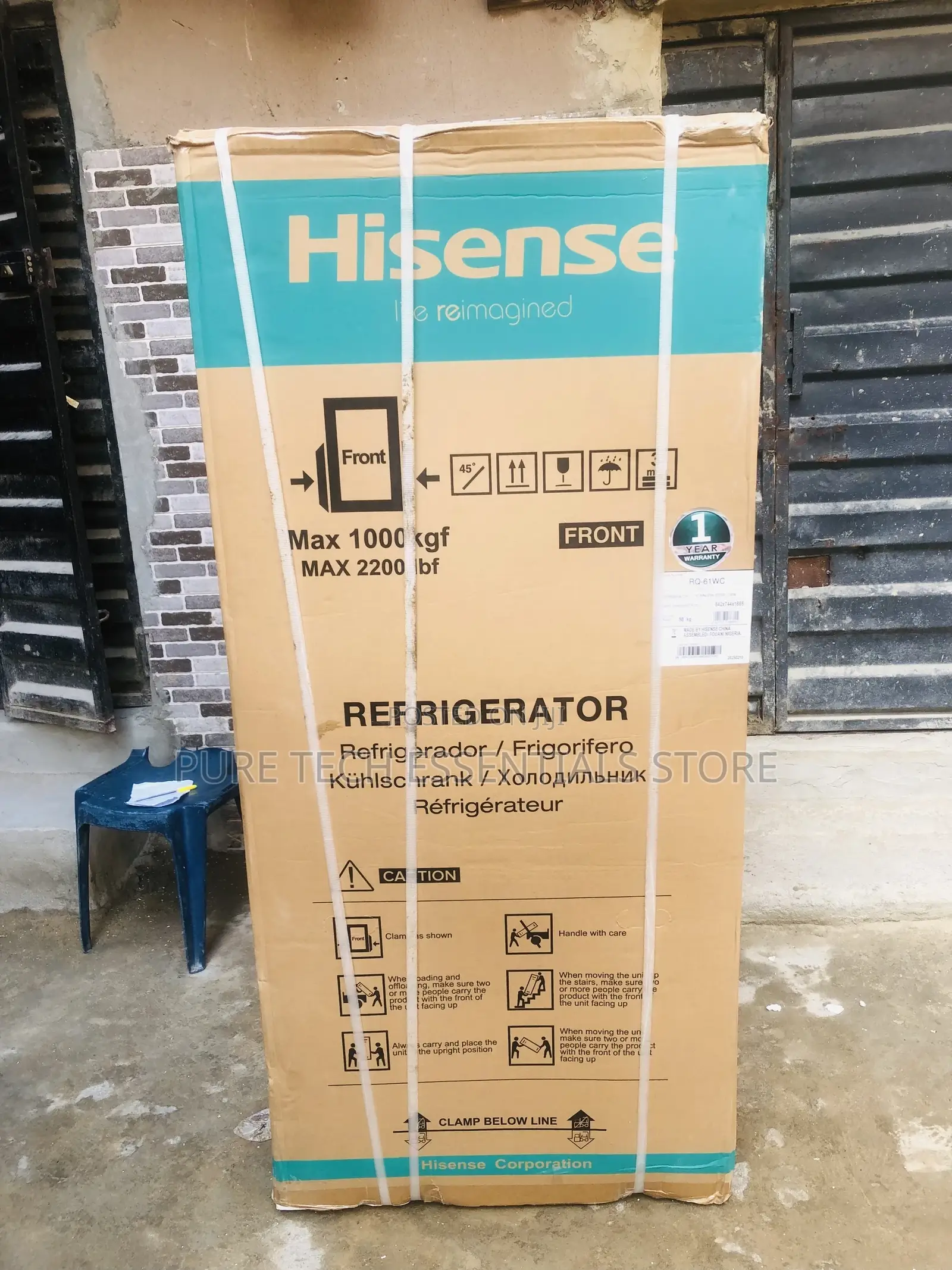 New Hisense Side by Side Refrigerator 4door With Dispenser 538liters