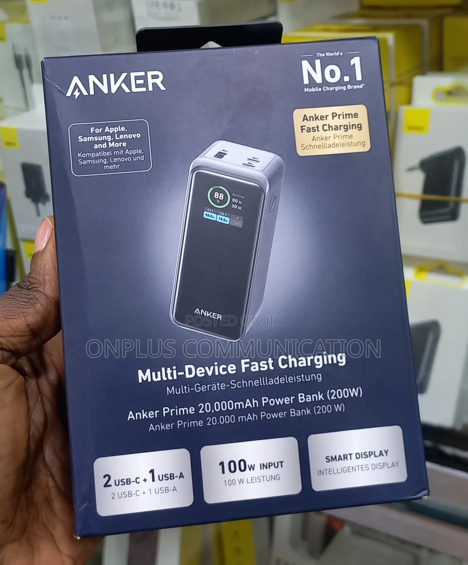 Anker Prime 20,000mah Power Bank 200w