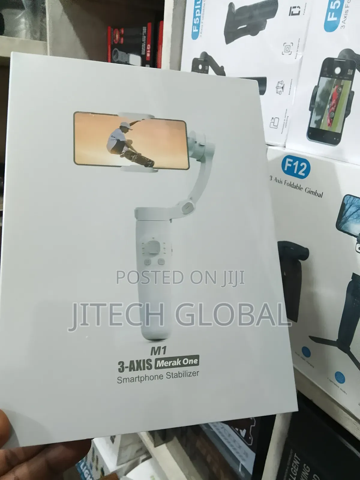 M1 3-Axis Gimbal Stabilizer 3600 Rotate Facial Tracking