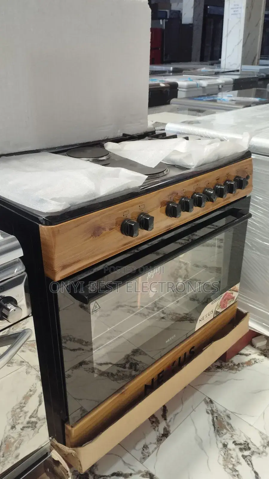 Nexus Gas Cooker -4+2-Nx-9002 Wood Finished