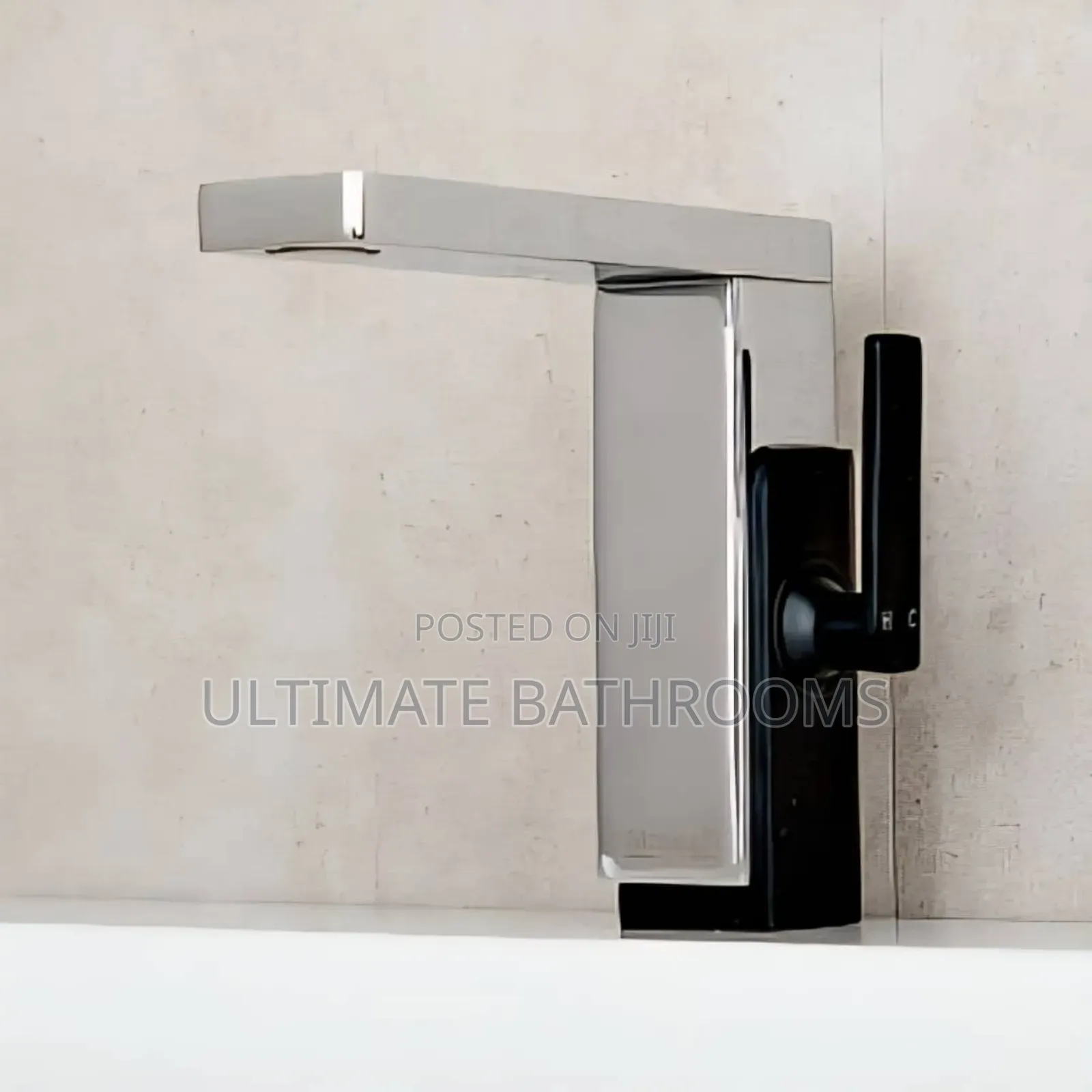 High Quality Side Control Chrome Black Basin Mixer Faucet