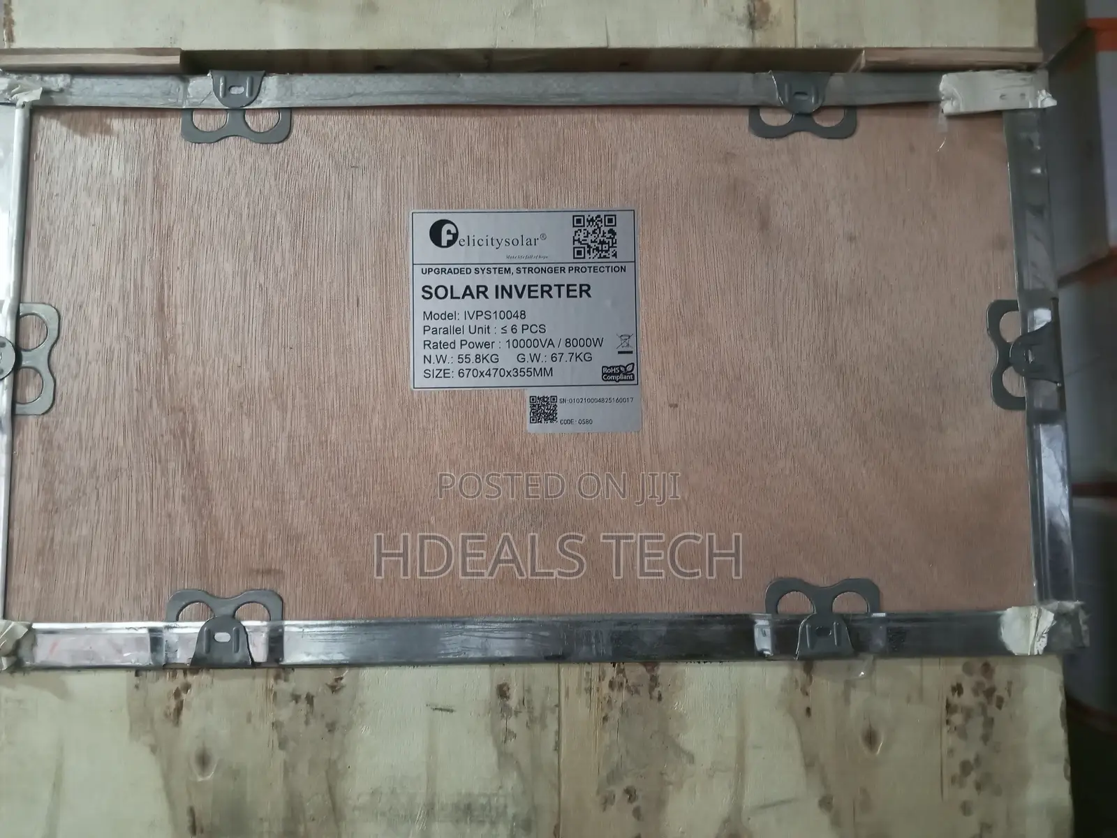 Felicity Solar Inverter With Battery Support – 10kva