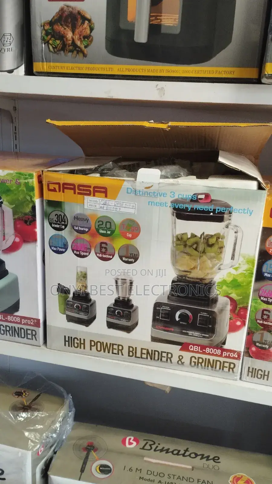 Qasa High Power Blender Grinder QBL-8008 Pro4