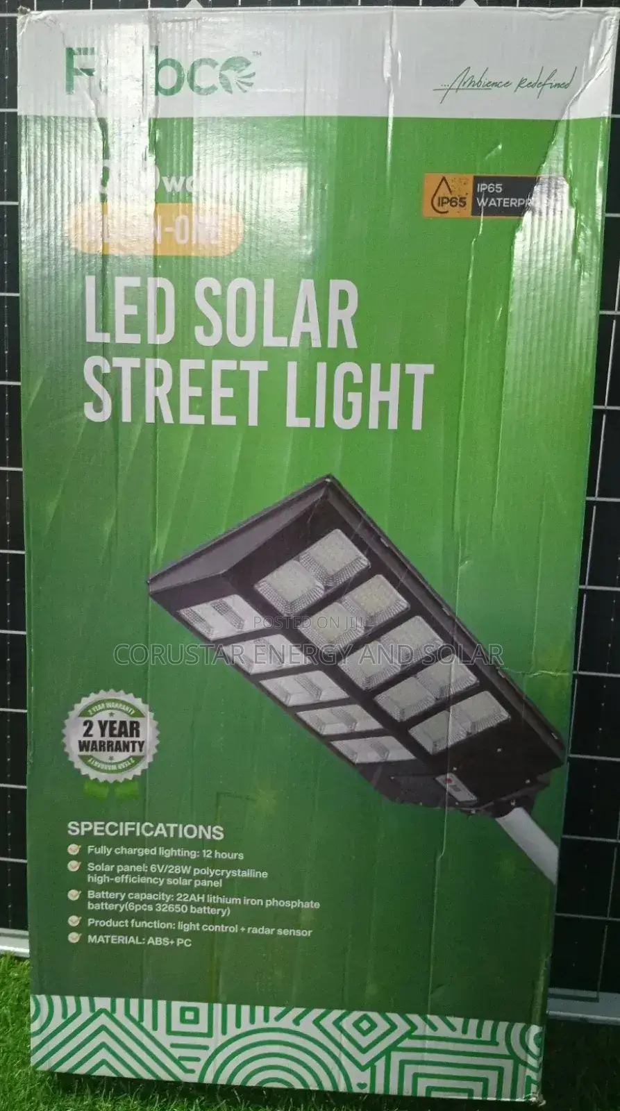 1000 Watts Falbco Led Solar Streetlight