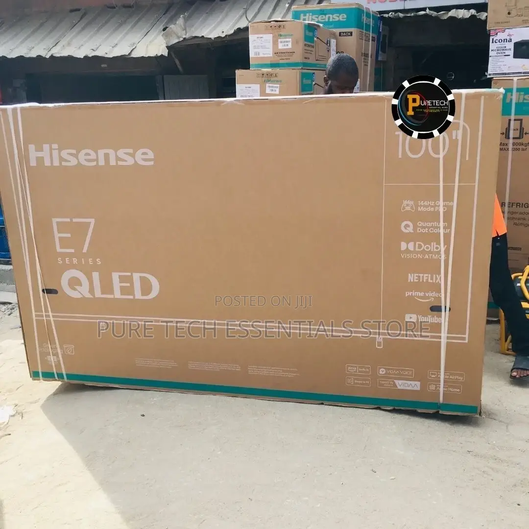 New Hisense Qled 100” Inches Smart Tv
