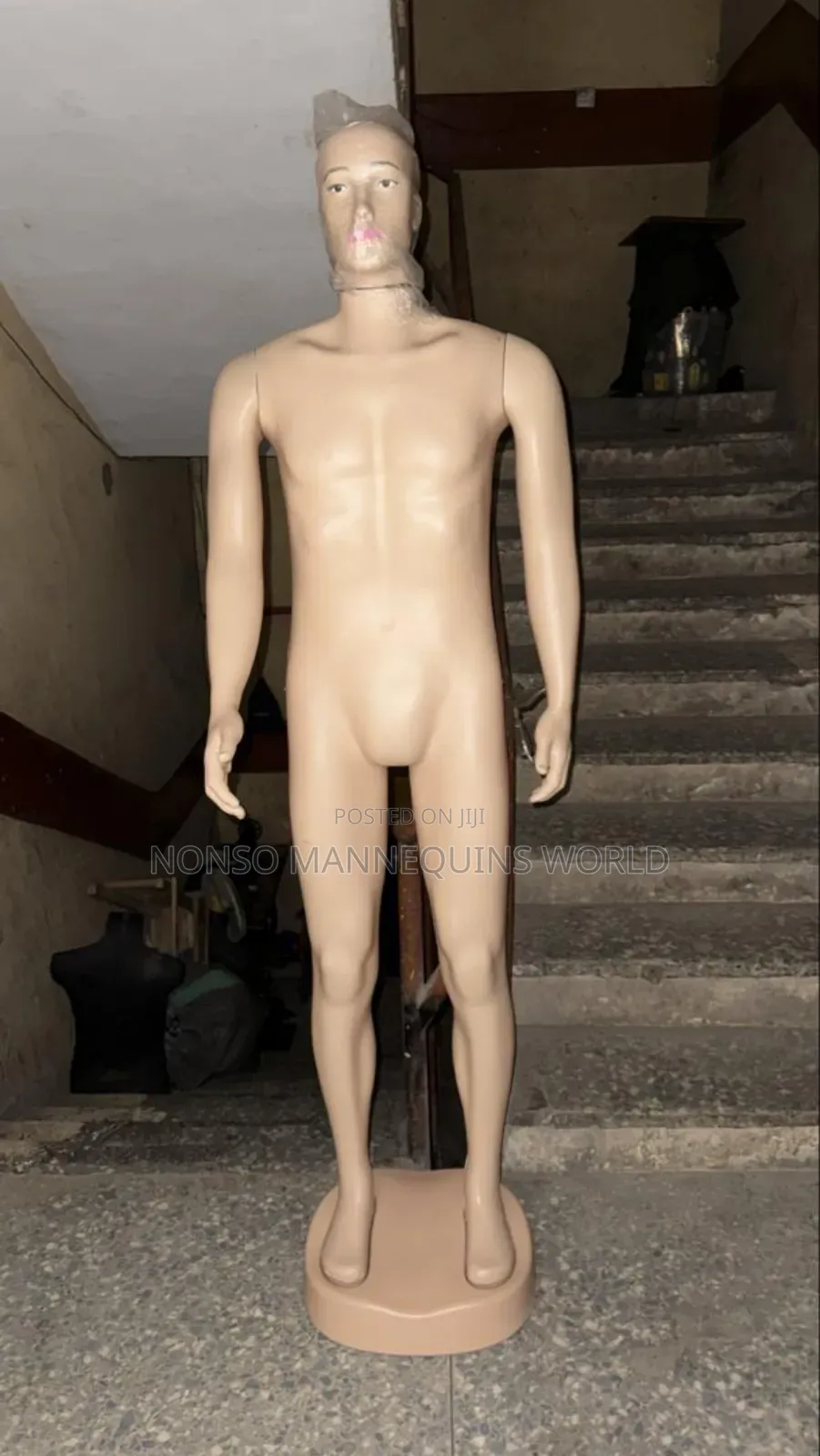 Complete Male Full Body Plastic Mannequin