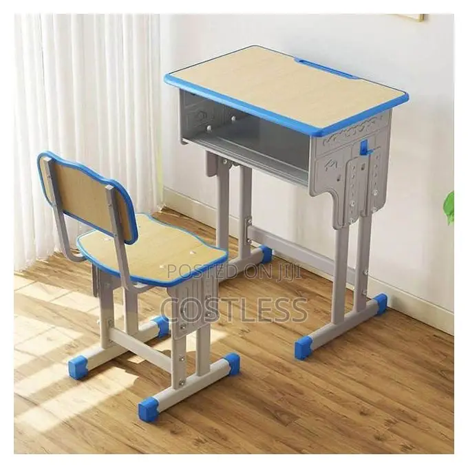 Adjustable School Classroom Desk and Chair Set