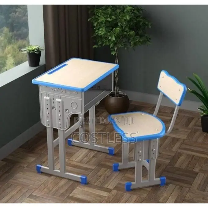 Adjustable School Classroom Desk and Chair Set