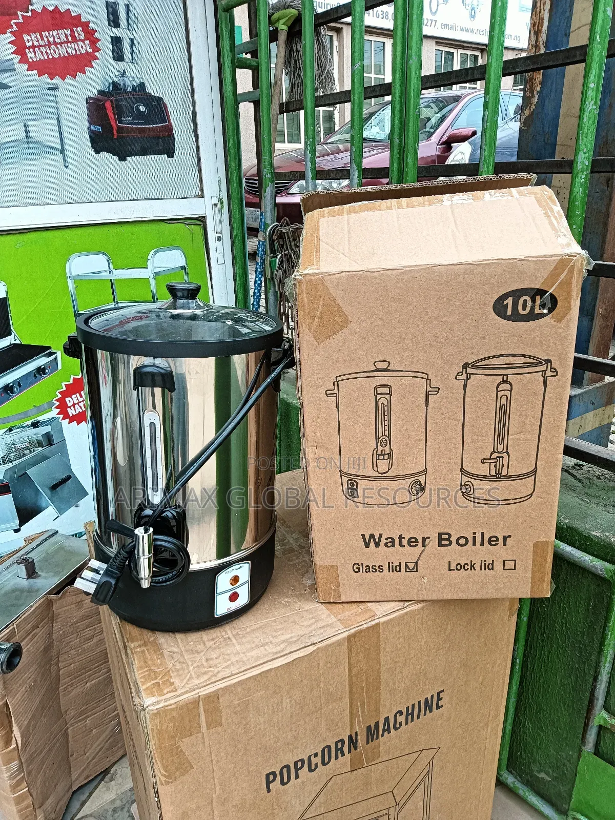 10 Litres Stainless Steel Electric Water Boiler