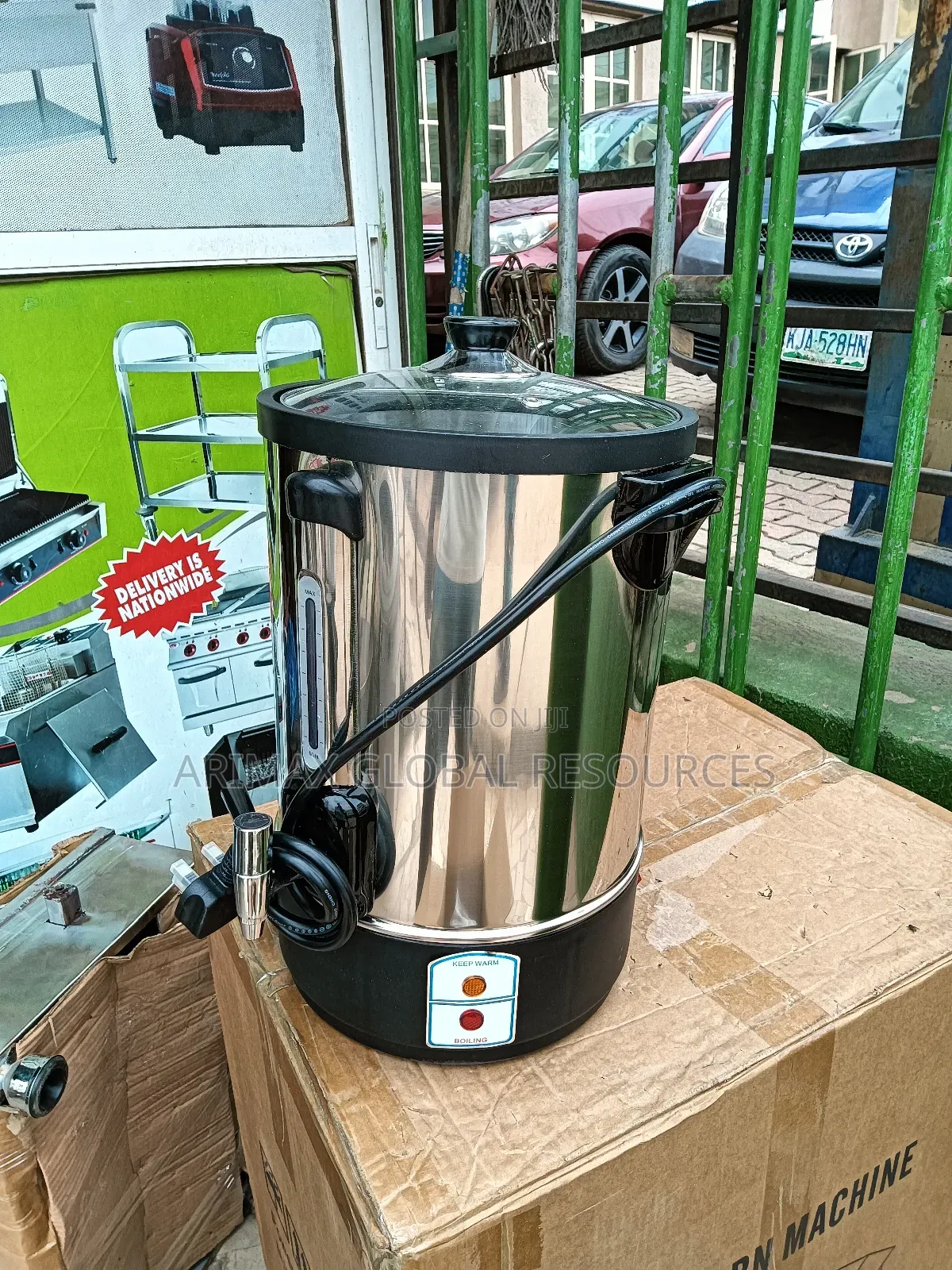 10 Litres Stainless Steel Electric Water Boiler