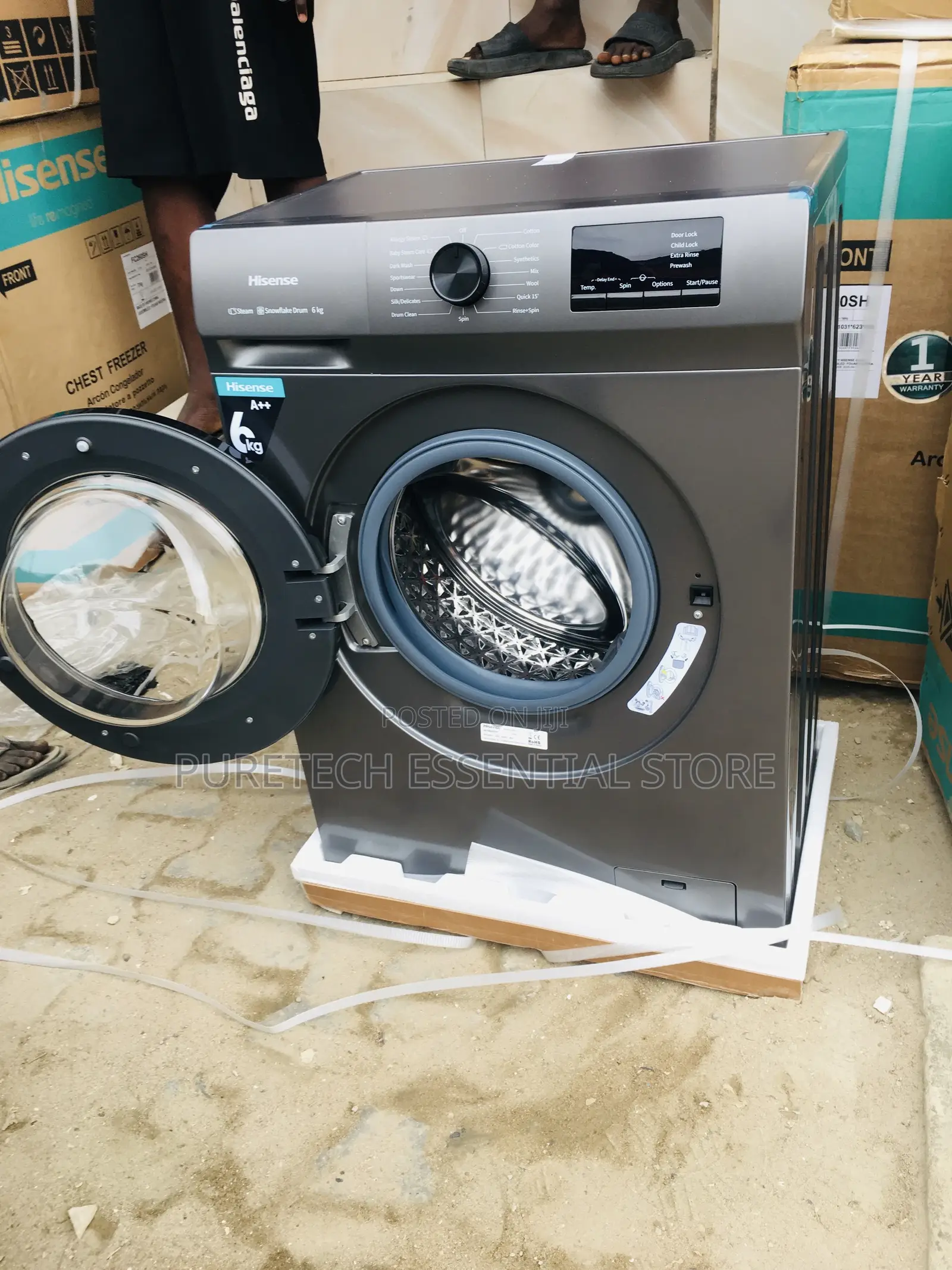 Hisense 6kg Front Loader Washing Machine Wm6010ms