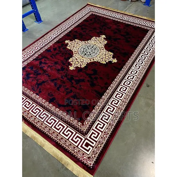 Turkish Morden Luxury Arabian Magnifying Red Center Rug