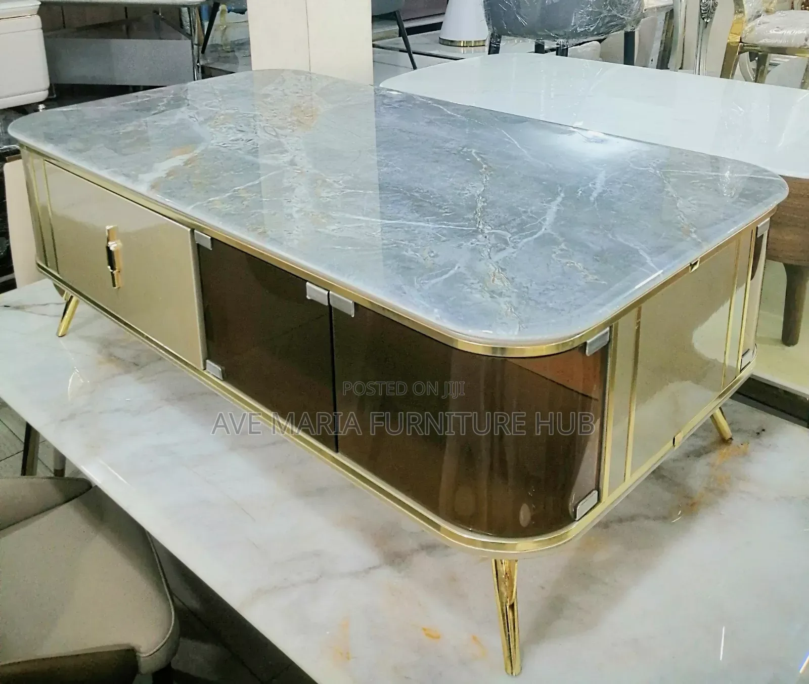 Quality Marble Top Center Table.