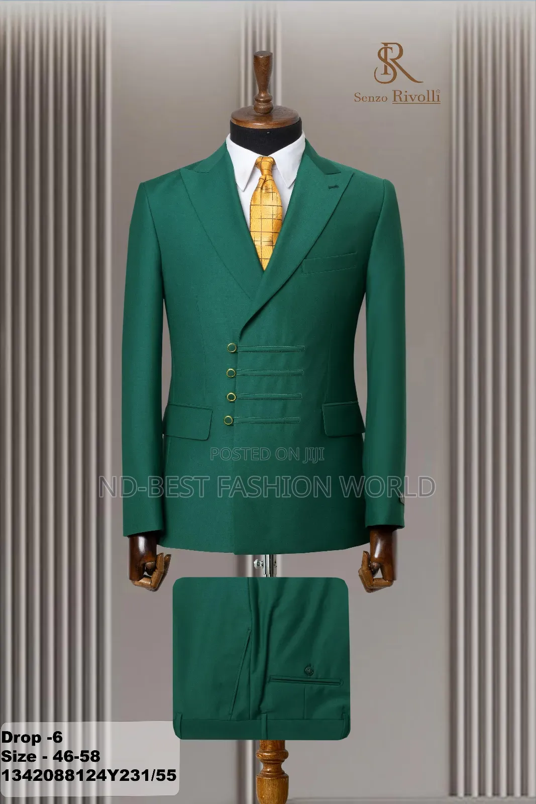 Green Senzo Men's Suit