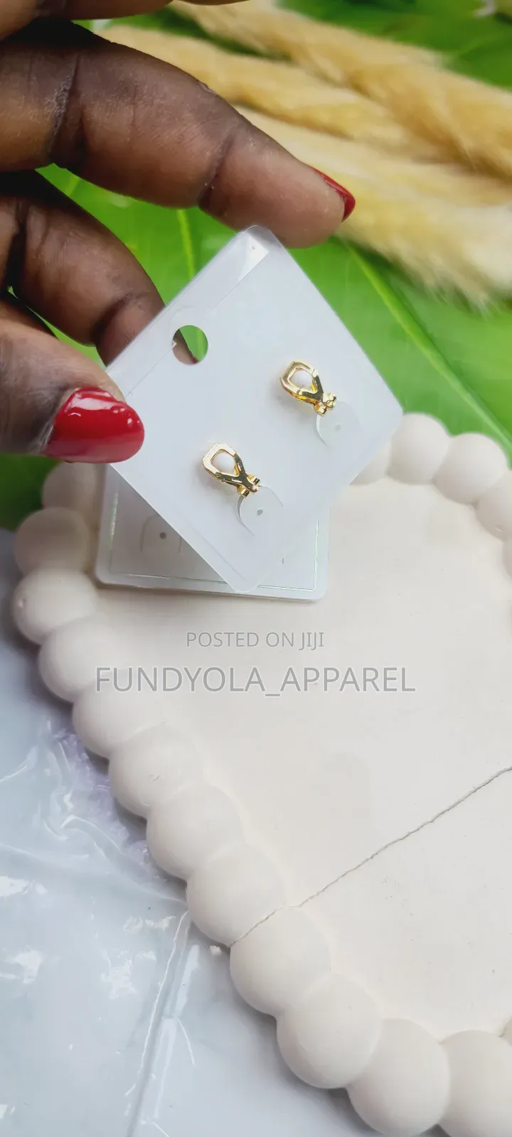 Gold Cz Earrings