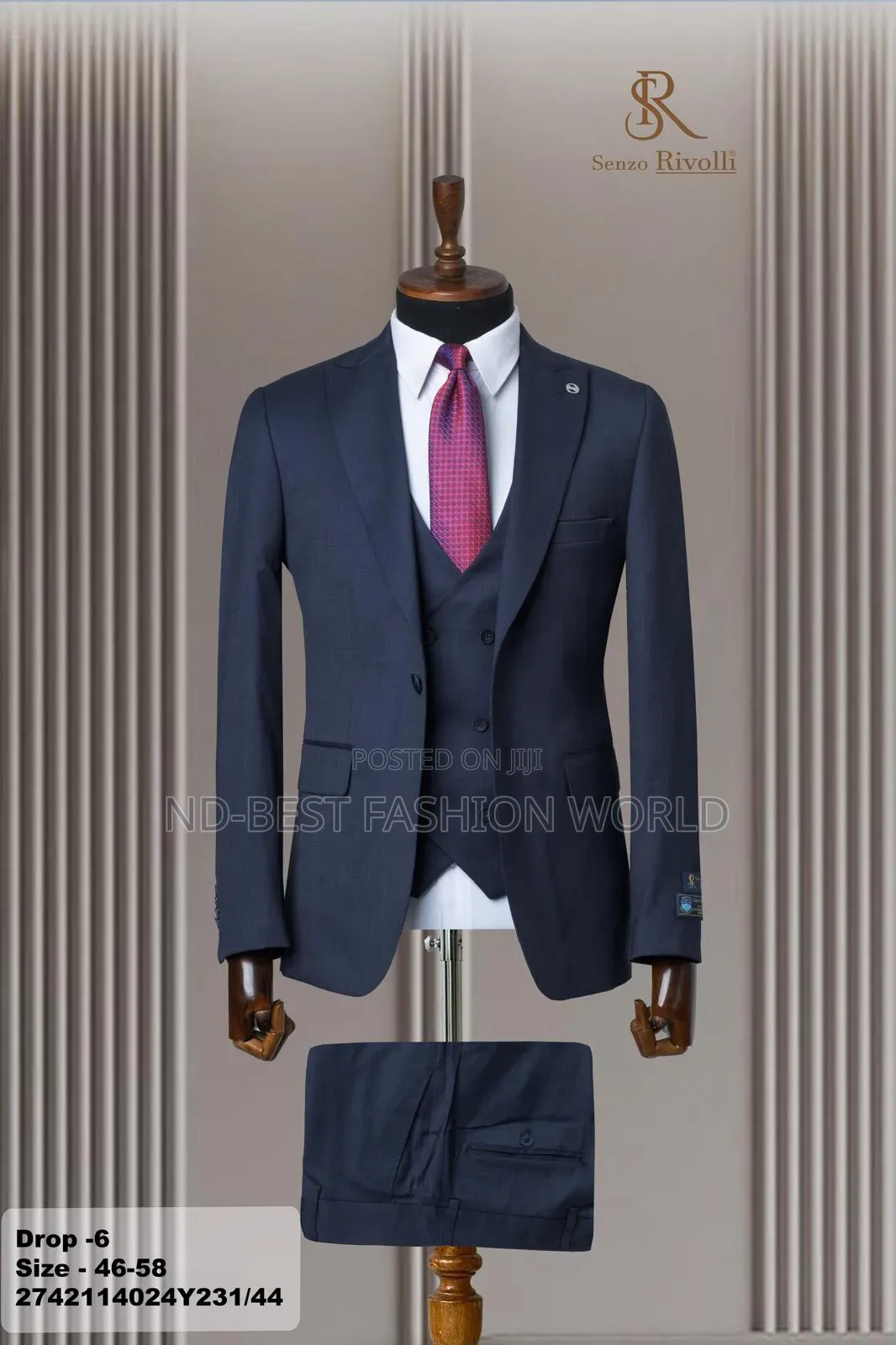 Men's Luxury Senzo Revolli Suits