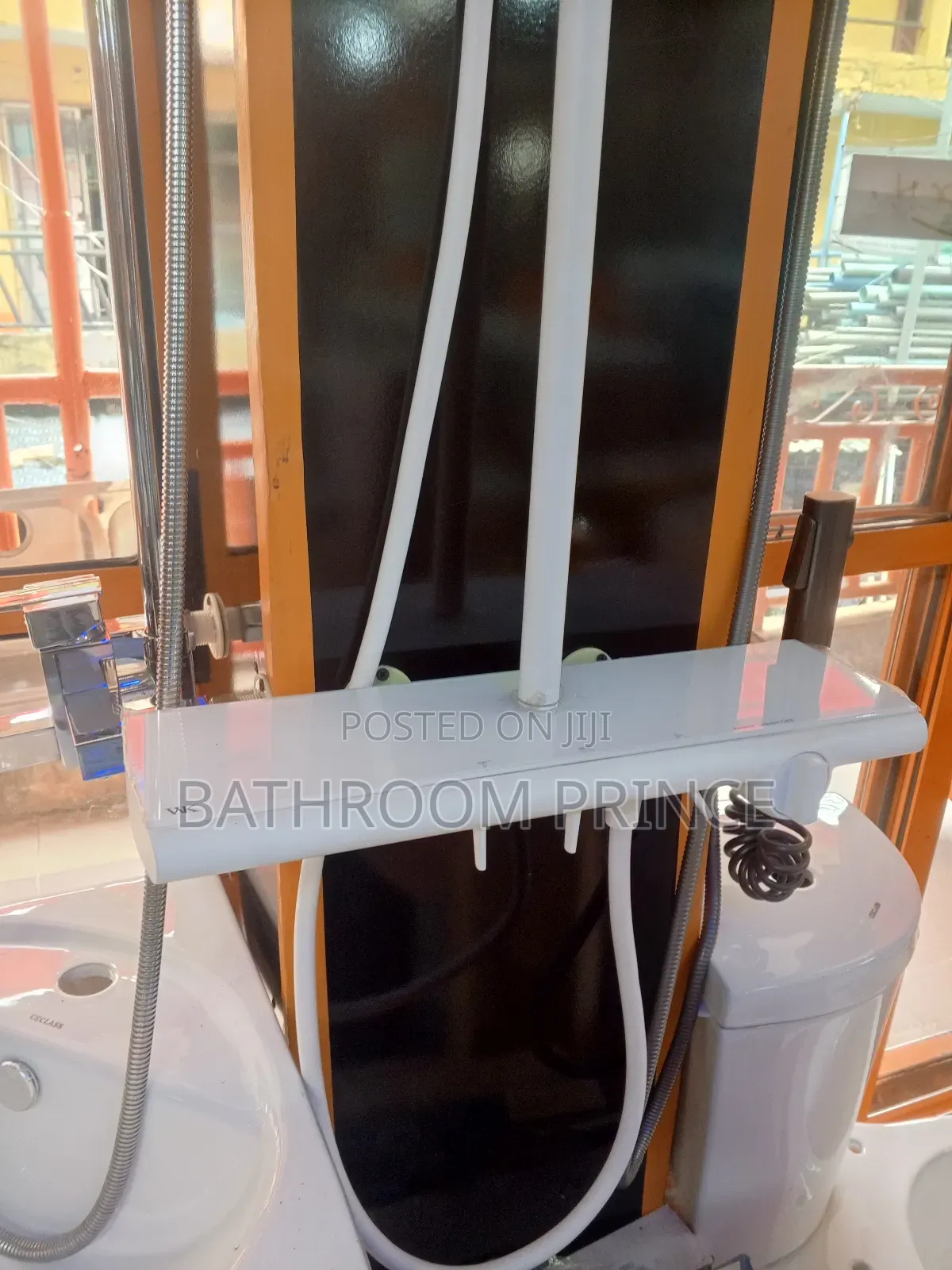 White Shower Mixer
