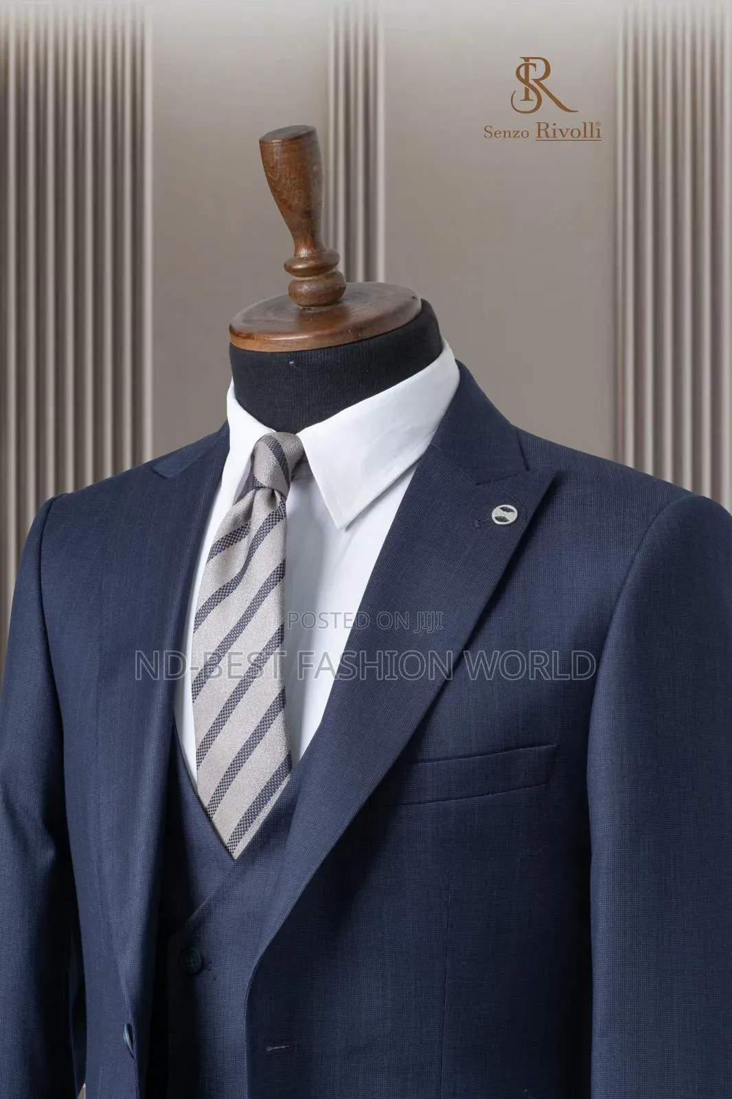 Black Luxury Senzo Revolli Suits