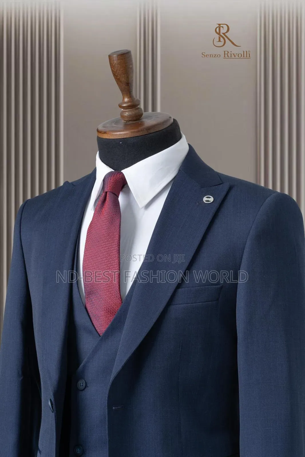 Blue Men's Senzo Revolli Suits