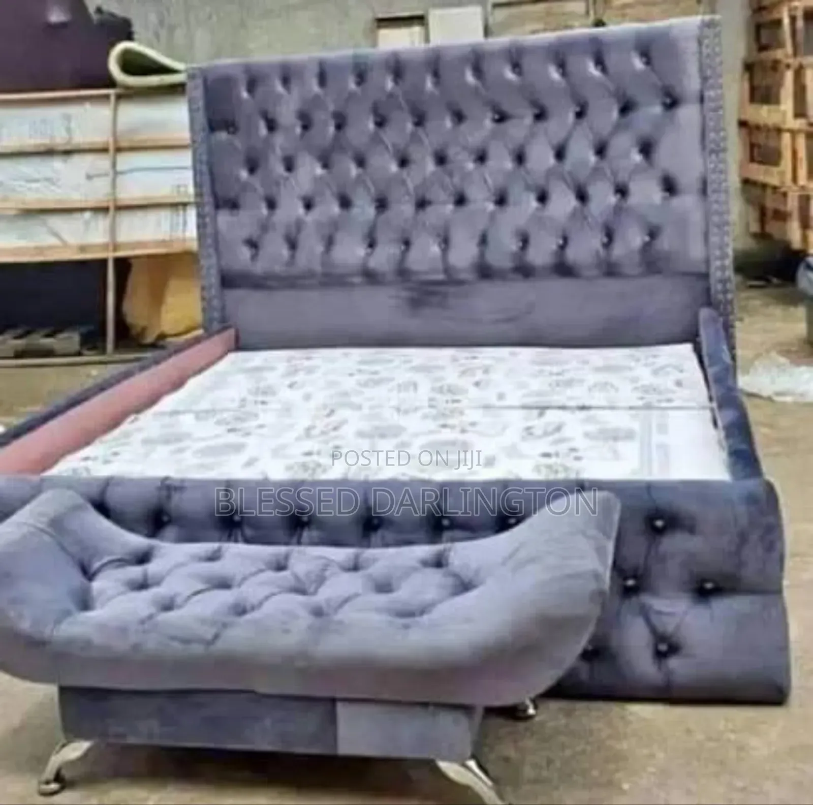 Complete Set of 6/6 Bed Frame Include Footless