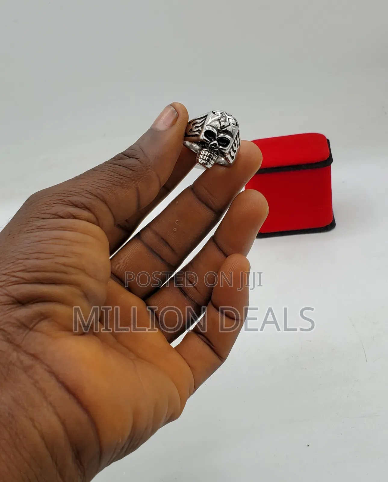 Ski Skul Punk Inspires Men's Ring