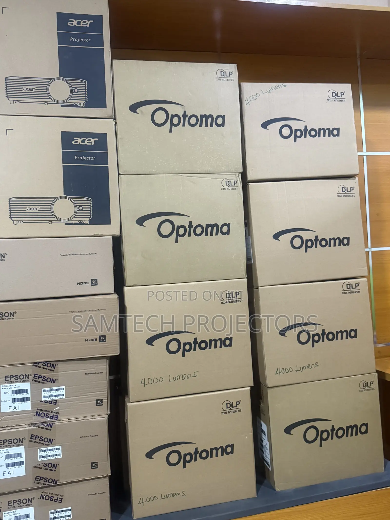 Optoma Multimedia Projector 4 Conference Room Classroom Ect