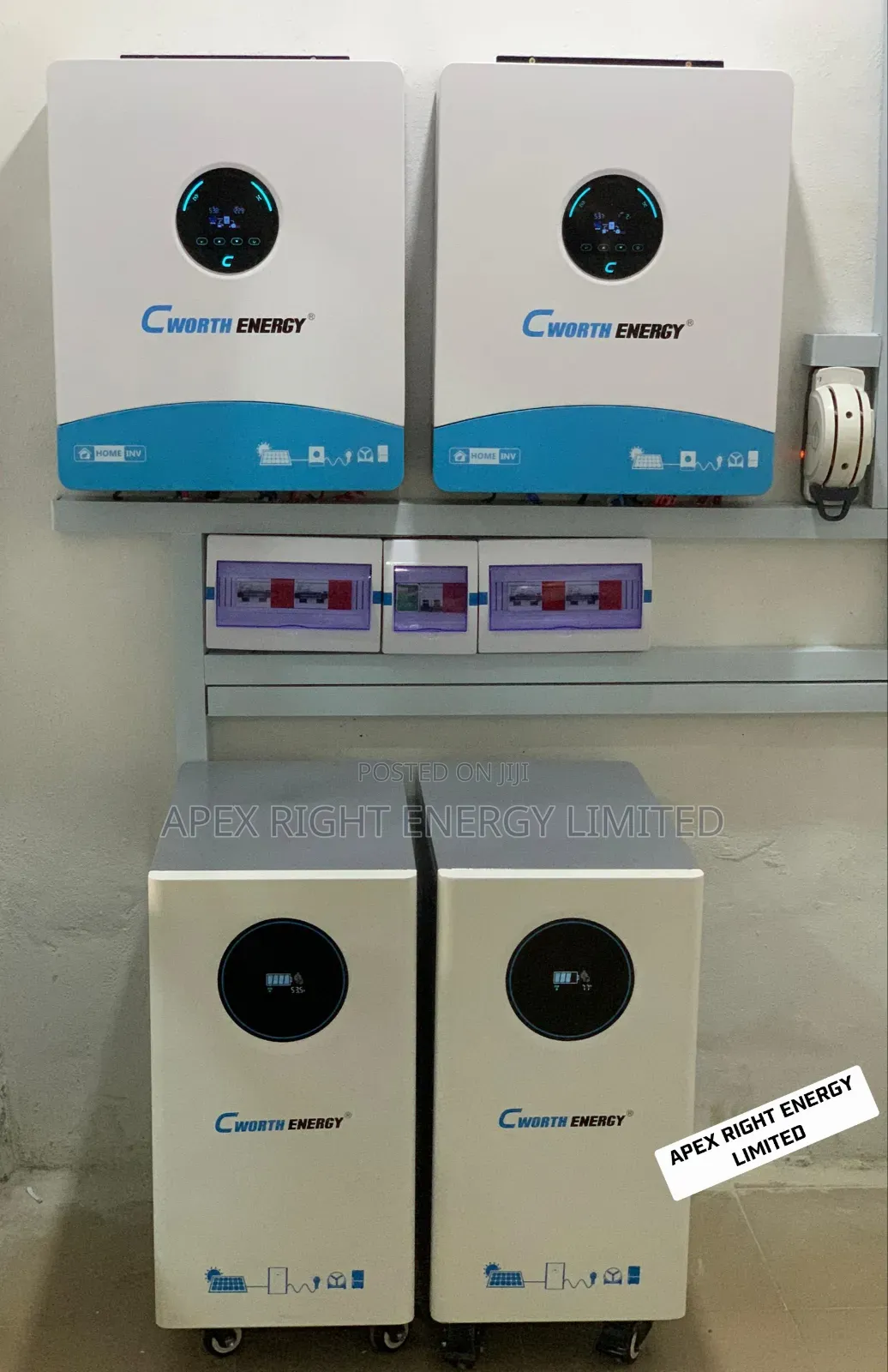 24kva Cworth Hybrid Setup+30kwh Lithium+24pcs-650w Panel