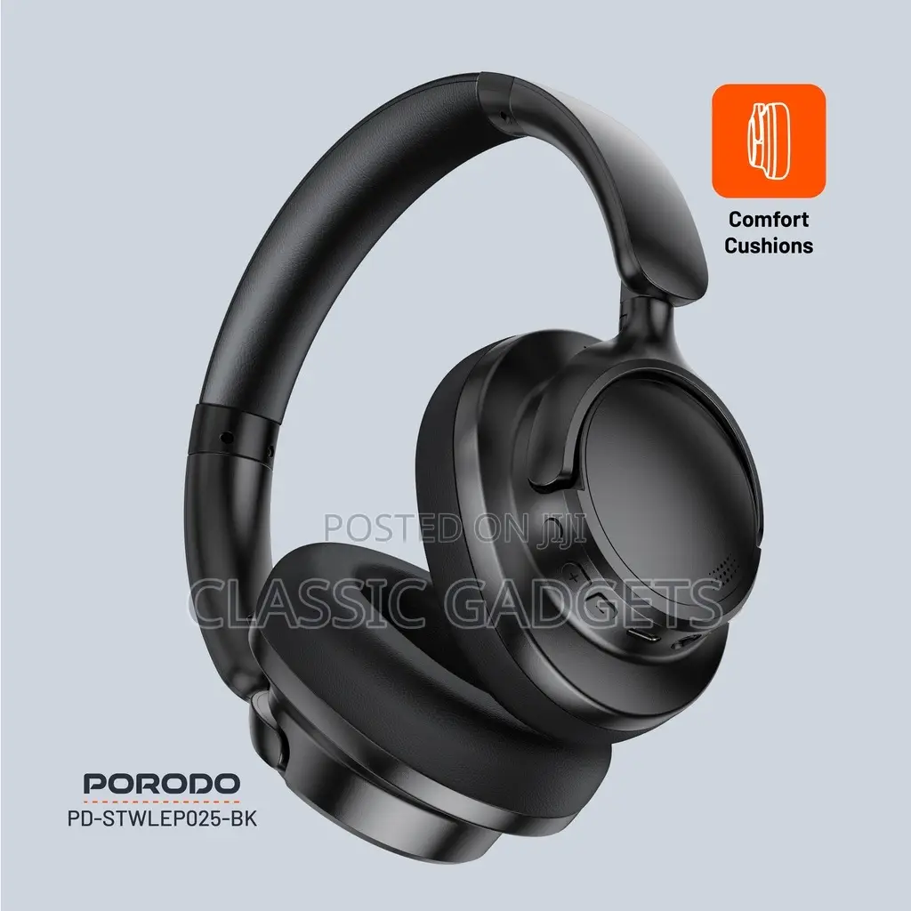 Porodo Soundtec Zen Active Noise-Cancellation Headphone