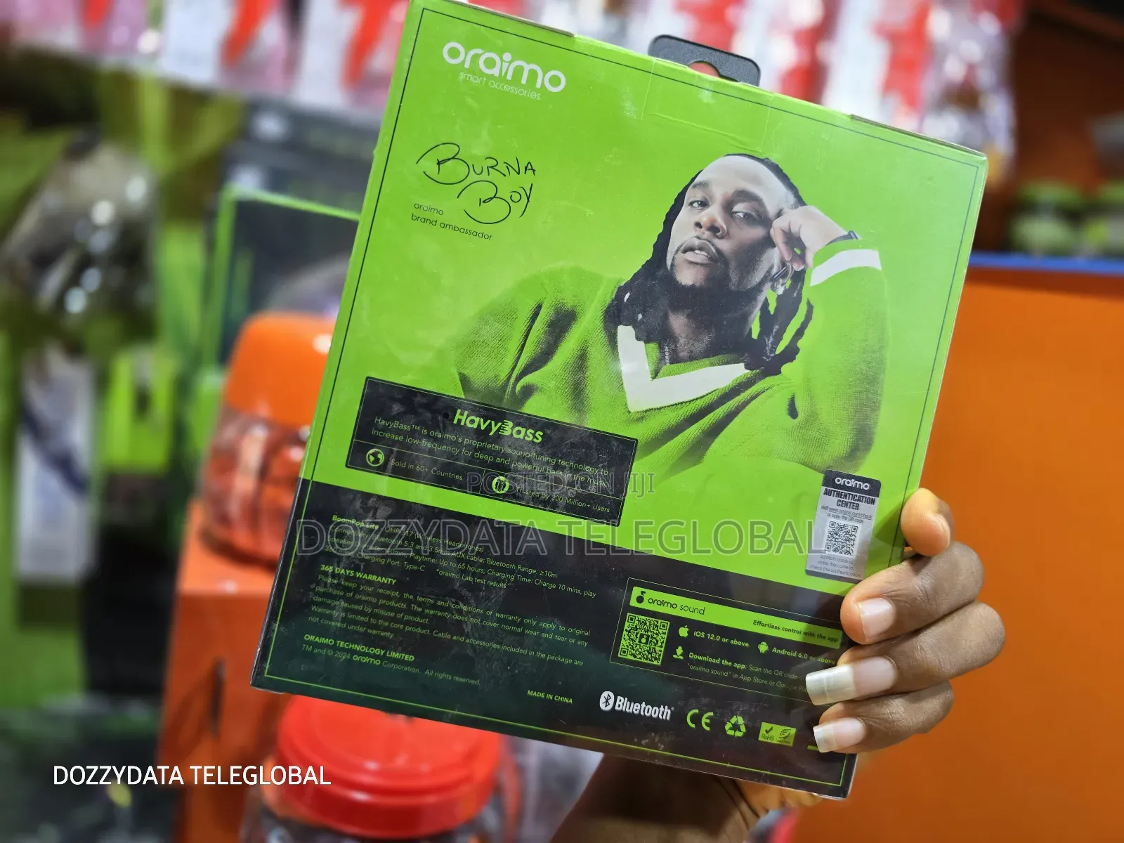 Oraimo Boompop Lite Ohp-317 Wireless Headphones
