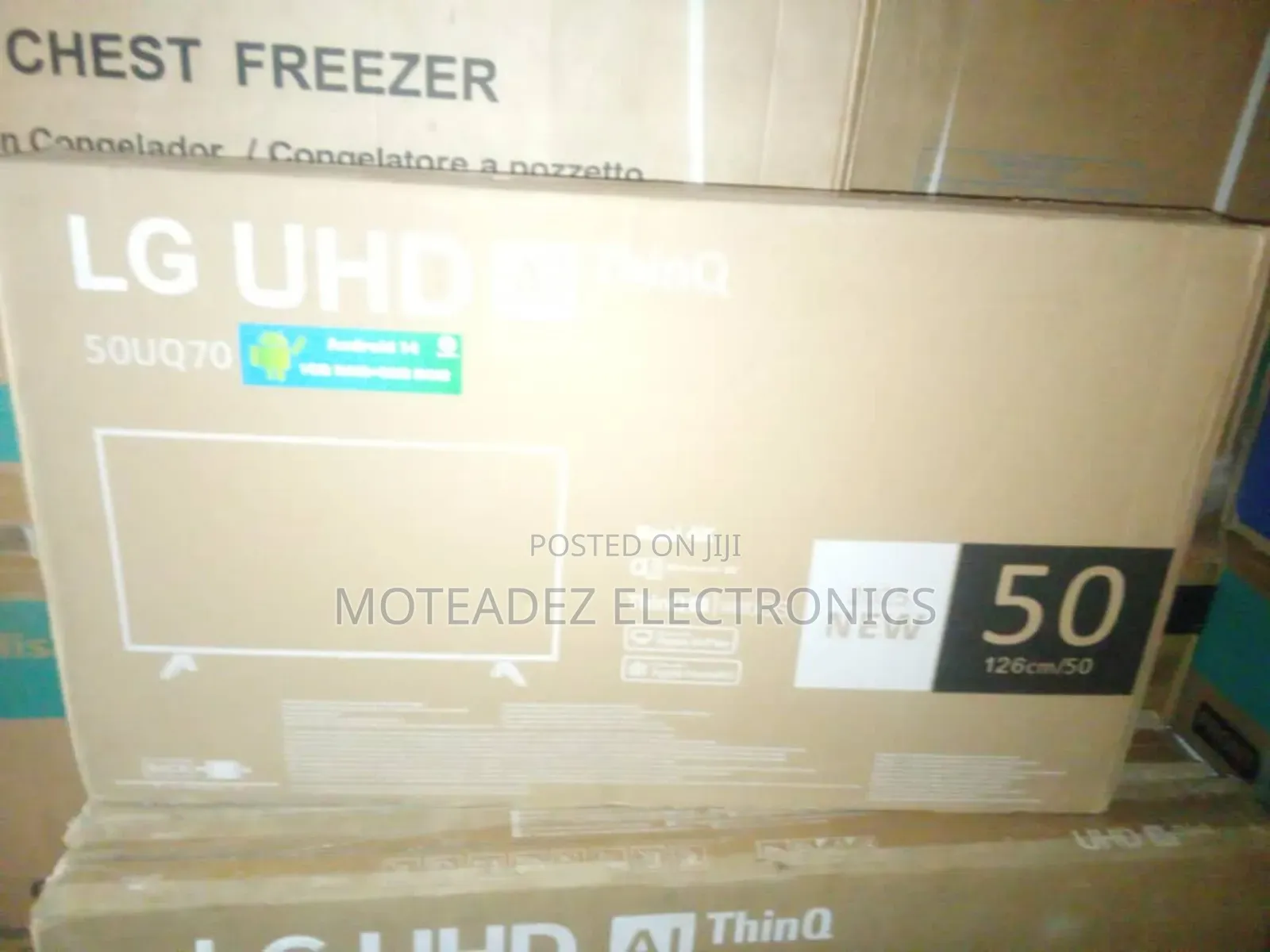 Lg 50" Uhd Frameless Smart Led Tv (2yrs Wrnty)