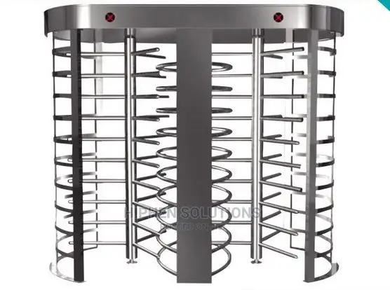 Auto Full Height Turnstiles Barrier With 90 Degree Rotation