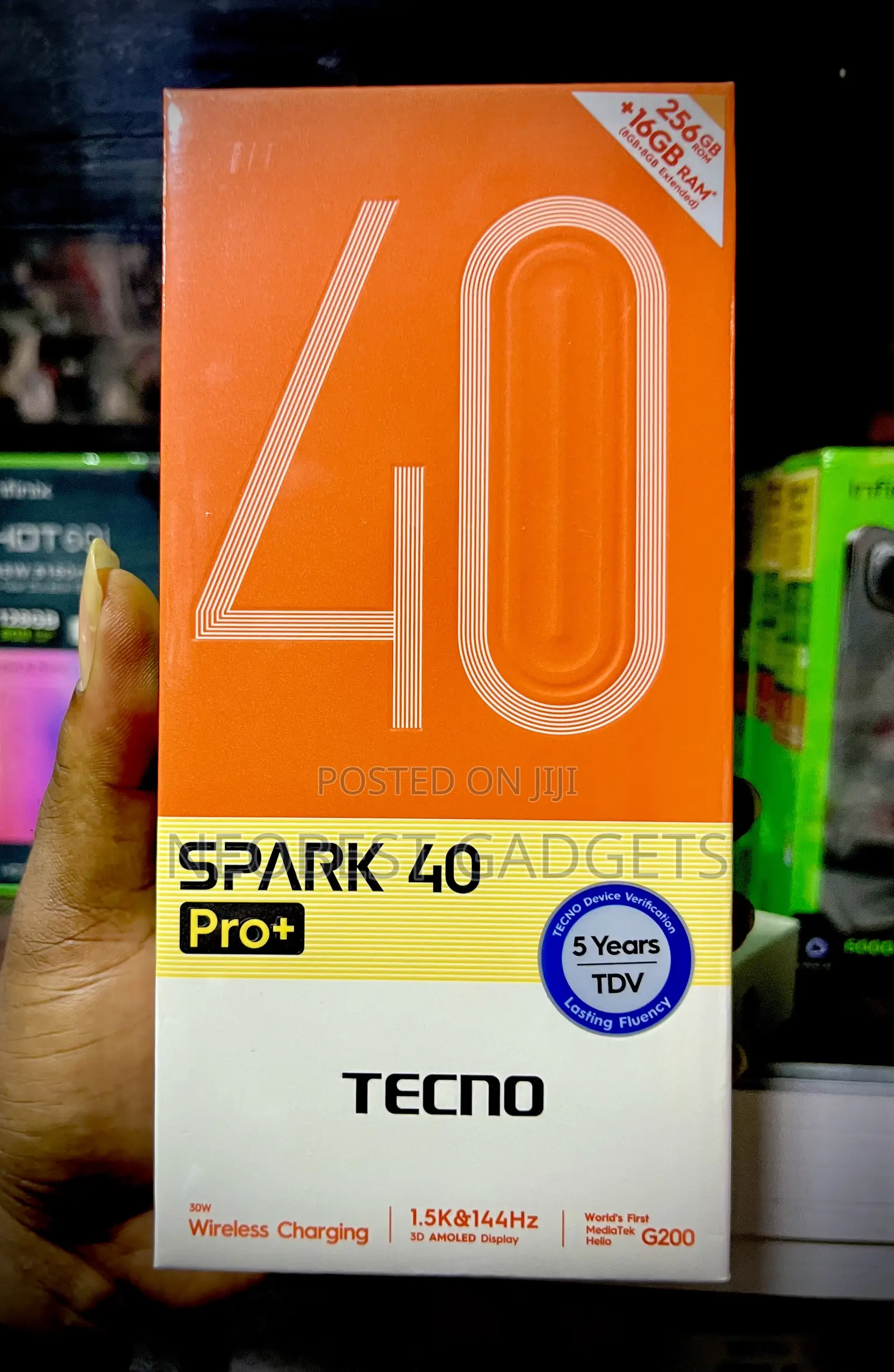 New Tecno Spark 40 Pro+ 256 GB White