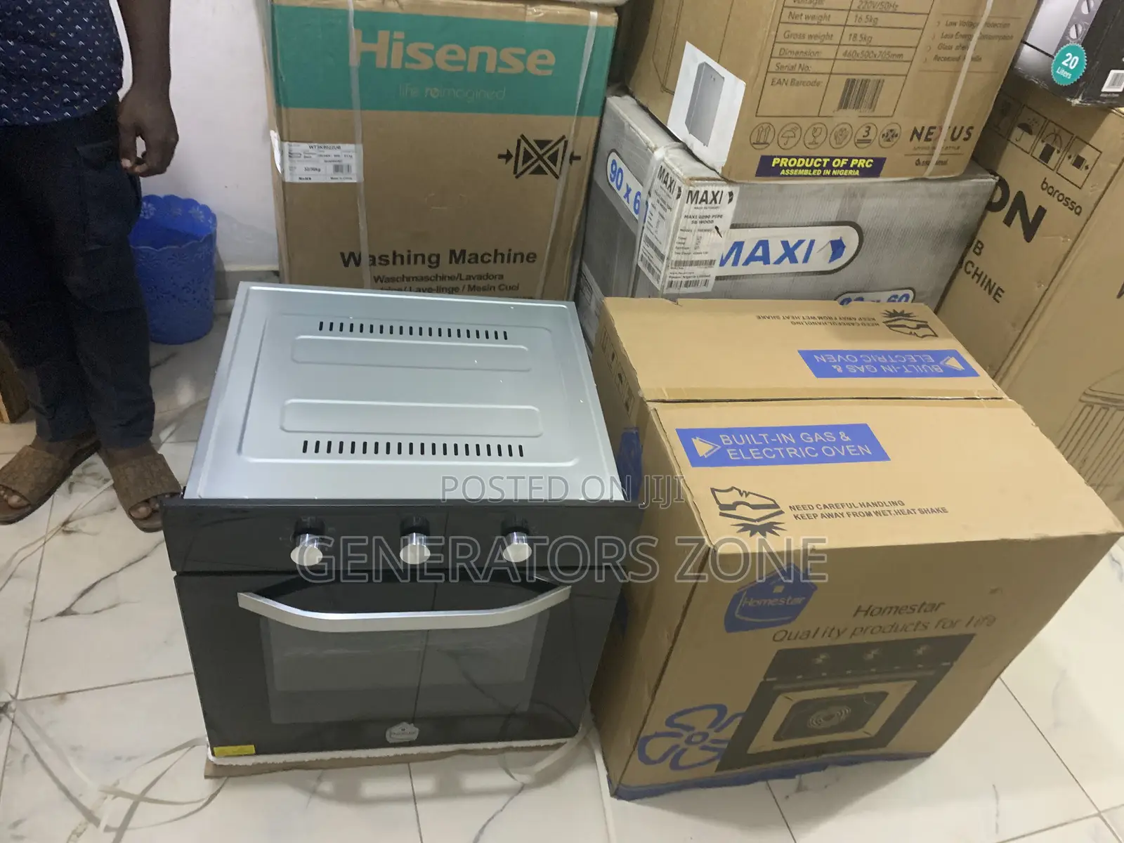 Homestar Hsqmb60bk|Simple to Clean Gas Electric Builtin Oven